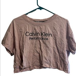 calvin klein crop top